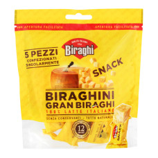 Сир твердий Biraghi Snack 6 шт 100 г/10