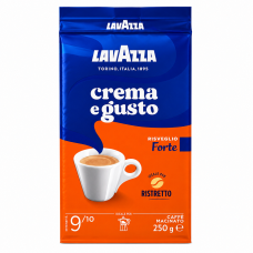 Кофе молотый Lavazza Crema e Gusto Forte 250 г/20