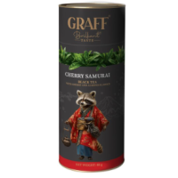 Чай чорний Graff Cherry Samurai з вишнею Тубус 80 г/10