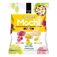 Тістечко Моті Royal Family асорті (малина, лимон, банан) 230 г/12