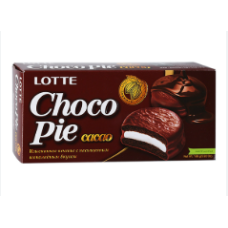 Печиво Lotte Choco Pie Cacao 168 г/16