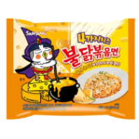 Локшина Samyang Buldak Гостра курка чотири сира 145 г/40