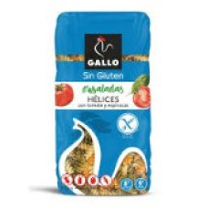 Макароны Gallo Спиральки с томатами и шпинатом без глютена 450 г/10