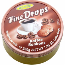 Леденцы Woogie Fine DROPS кофе 200 г/10