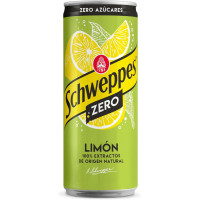 Напій газований Schweppes Лимон Zero, без цукру 330 мл/24