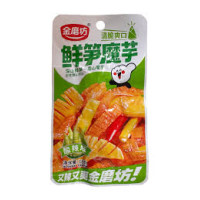 Снек Конжак Golden Mil Sour & Hot Flavor зі свіжими пагонами бамбука 18 г/20