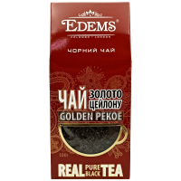 Чай чорний Edems Золото цейлону крупнолистовий 100 г