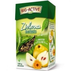 Чай зелений листовий Big Active Zielona айва 100 г/12