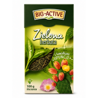 Чай зеленый листовой Big Active Zielona цветки кактуса 100 г