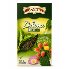 Чай зелений листовий Big Active Zielona квітки кактуса 100 г
