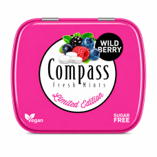 Льодяники Compas Wild Berry без цукру 14 г