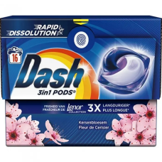 Капсули для прання Dash 3 in 1 Fleur de Cerisier 16 шт/3