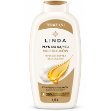 Гель для душа-піна для ванн Linda Сила олій 1.5 л
