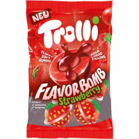 Цукерки жувальні Trolli Strawberry Полуниця 75 г/21