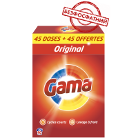 Порошок для прання Gama Original універсал  90 прань 5.85 кг