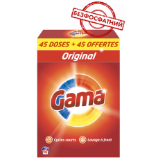 Порошок для стирки Gama Original универсал 90 стирок 5.85 кг