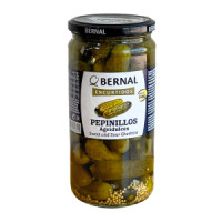Корнішони Bernal кисло-солодкі 685 г/12