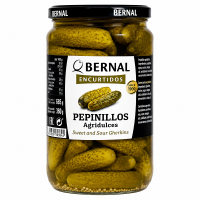 Корнишоны Bernal кисло-сладкие 685 г/12