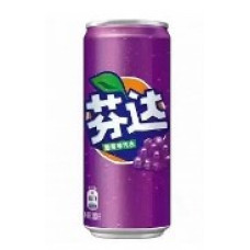 Напій газований Fanta виноград з/б 330 мл/36
