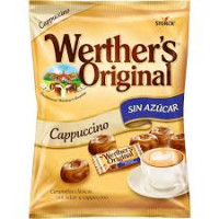Цукерки карамельні Werthers Original Cafe Cremoso з смаком капучино без цукру 90 г