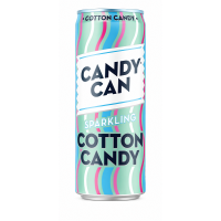 Напій газований Candy Can Cotton Candy зі смаком солодкої вати 330 мл