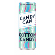 Напій газований Candy Can Cotton Candy зі смаком солодкої вати 330 мл